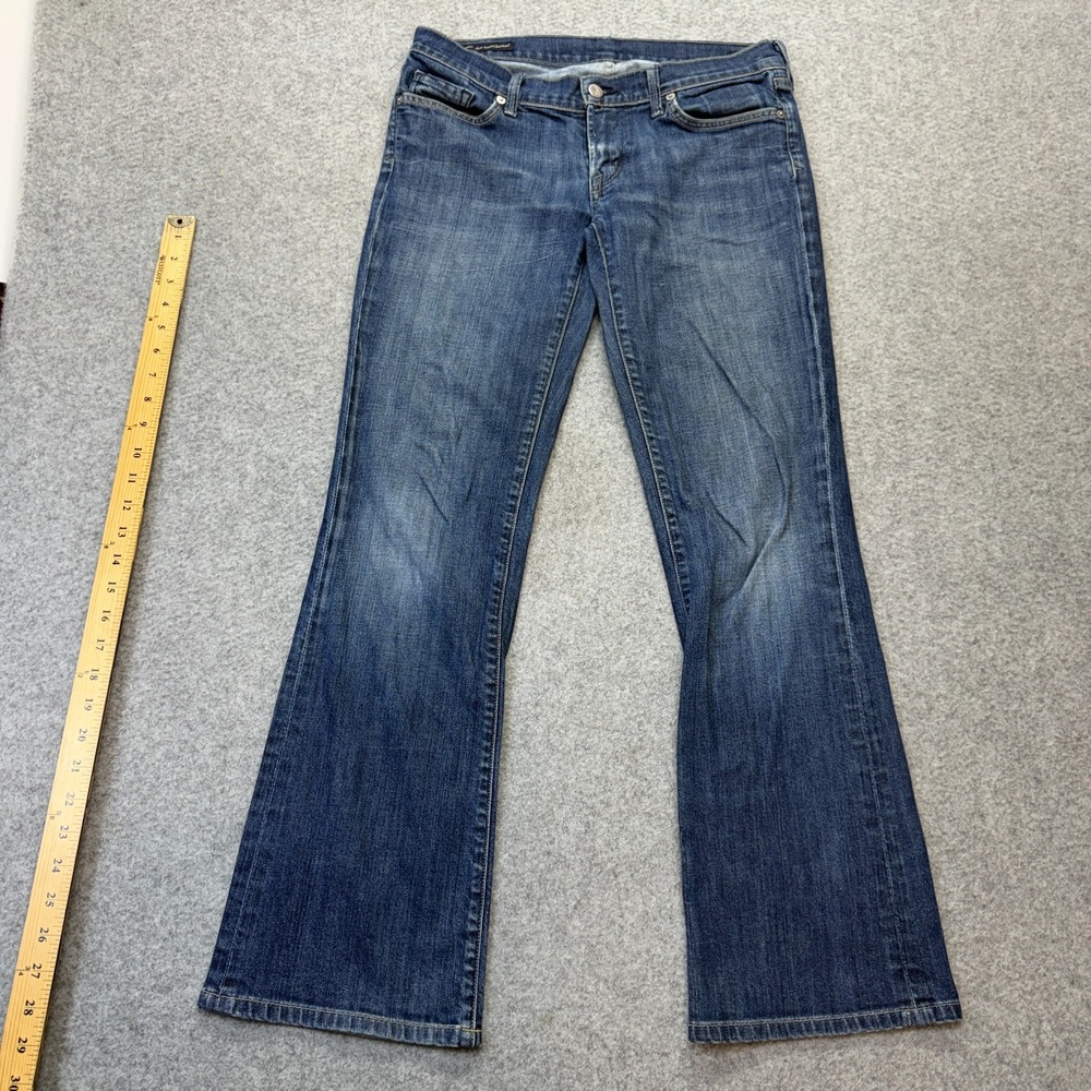 Citizens of Humanity Women 30x29 Kelly #001 Low Waist Bootcut Jeans Blue Stretch